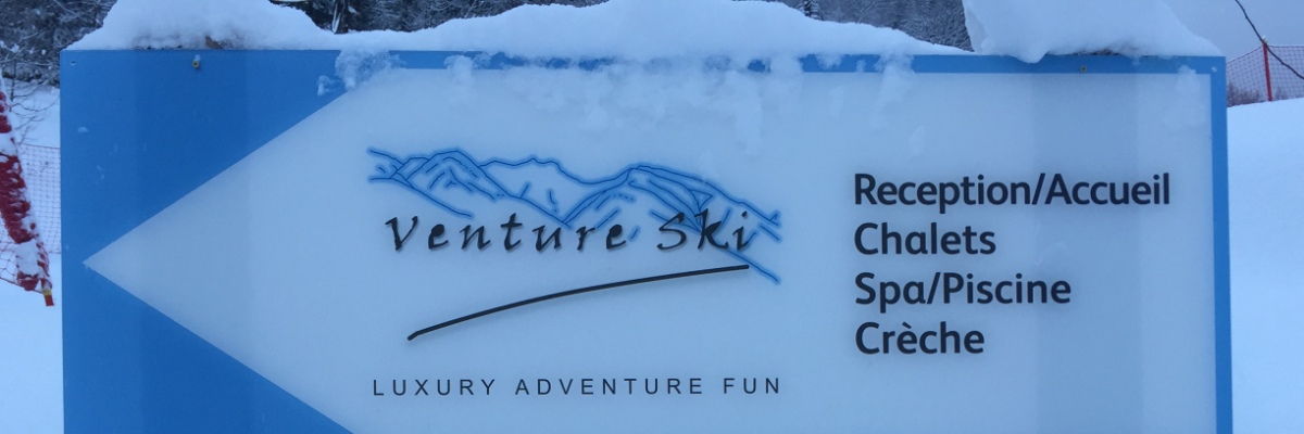 Venture Ski and Sainte Foy - this way!