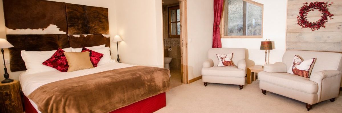 The sumptuous Master Bedroom with Private Balcony and Stunning Views