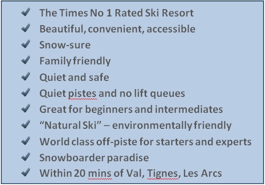 Sainte Foy with Venture Ski